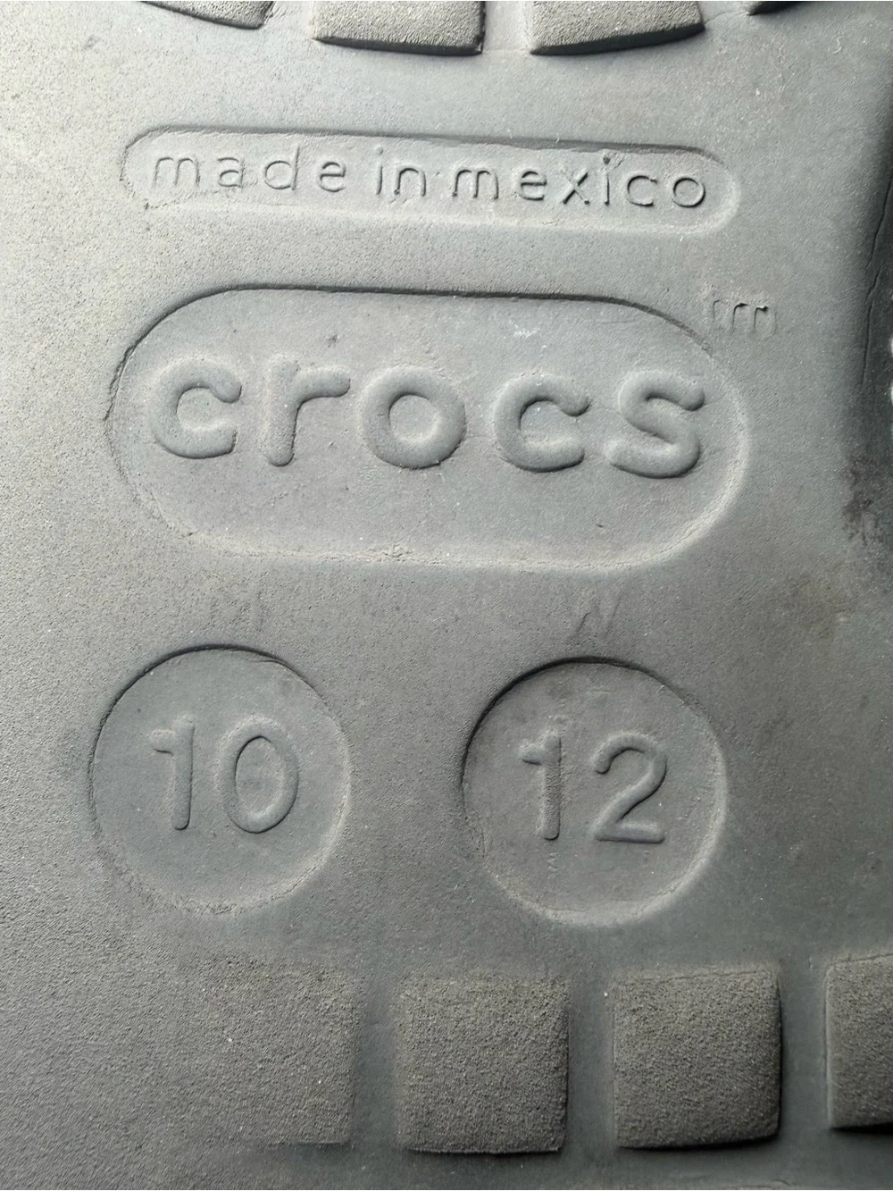 Crocs Classic Gray Slip Resistant Comfort Clogs Unisex Adult Size M-10 W-12